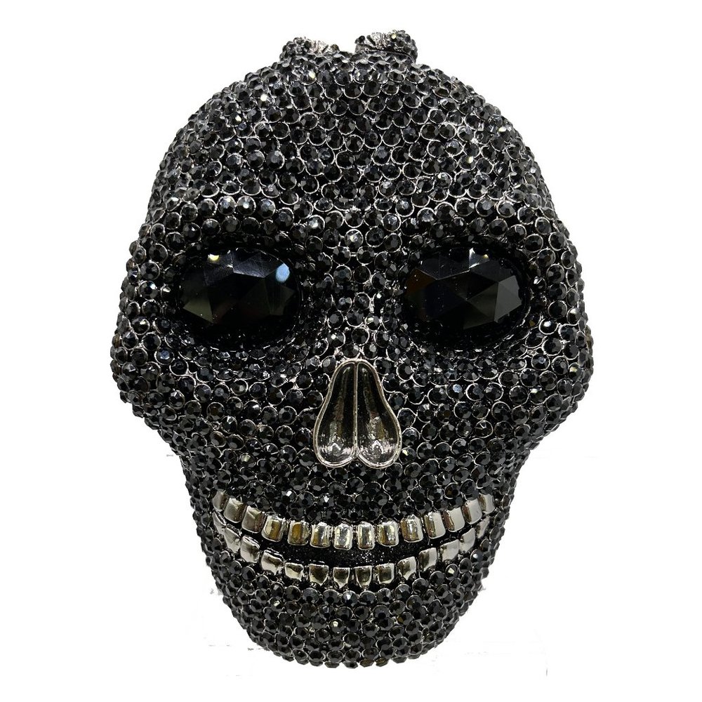 COPY - Skull Evening luxury crystal clutch purse